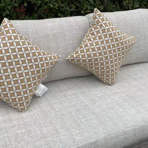 Factory Sale High Quality Outdoor Decorative Pillows & Cushions Foam Filled Acrylic Fabric Removable Washable 40x40cm in Stock