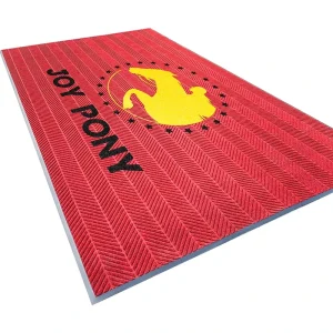 Factory Sale Luxury Handmade Cushioned Anti-Slip Floor Carpet Customizable Logo Outdoor Mat Washable Puzzle Pattern for