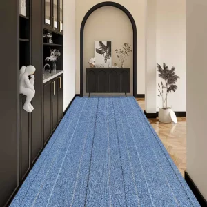 Factory Simple Line Polypropylene Tufted Carpet Roll Modern Stripe PP Floor Mat Wall to Wall Carpet for Office Decor
