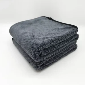 Factory Single Side Microfiber Twisted Drying Towel 70*90cm 650gsm Soft Car Detailing Towel