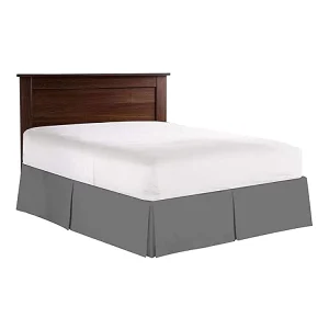 Factory Soft Brushed Premium Microfiber 200TC Waterproof Eco Friendly Ruffle Bed Skirt Luxury Simple Design