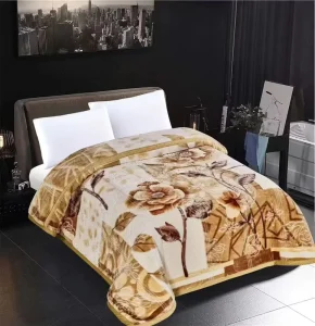 Factory Soft Comfort 100% Polyester Printed 200*230 Raschel Blanker for Home and Hotel