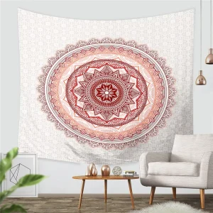 Factory Soft Flannel Digital Printed Tapestries Wall Decoration Sun and Moon Tapestry