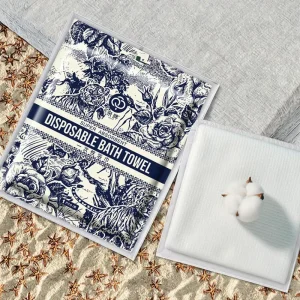 Factory Stock Hotel Disposable Big Size Travel Bath Towel Disposable Bath Towels White for Bathroom Disposable Towel Bath