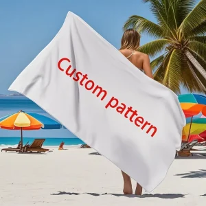 Factory Summer Best Selling Beach Towel Sand Free Customized Popular Pattern OEM Logo Printed Microfiber Beach Towel