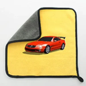 Factory Super Absorbent Car Wash Towels 30 X 30 cm Dual Layer Cleaning Drying Cloth Microfibre Towel for Car Wash