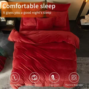 Factory Super Soft Crystal Velvet 3 Piece Bedspread Set Home Textile Bedding for Hospital Hotel 200TC