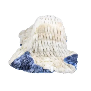 Factory Super Soft Warm Extra Cozy Luxury Faux Fur Mink Throw Blanket for Sofa Couch Decoration