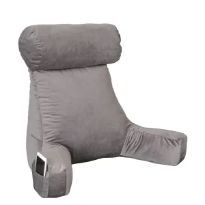 Factory Supplier High Quality Grey Cushions Reading Cushion for Bed and Floor
