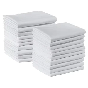 Factory Supplier Hotel Linen Sheet Manufacturers White Hotel Plain White Flat Bed Sheets