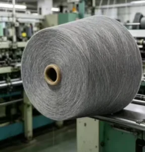 Factory Supply 16S #5 Grey 100% Polyester High Tenacity Raw Ring Spun Yarn for Knitting Socks Fabric