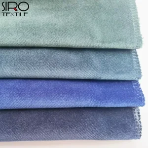 Factory Supply 390gsm Light Weight Multicolor 100% Polyester Twill Woven Cut Pile Royal Velvet Fabric for Curtains