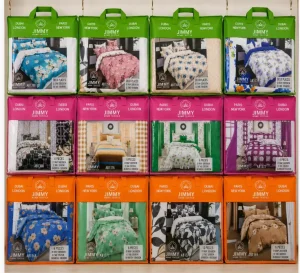 Factory Supply 4PCS Printed Bedding Set with Non Woven Bag Packaging for Africa Market