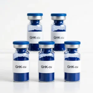 Factory Supply Cosmetic Raw Material GHK Cu Blue Powder 99% Purity GHK-cu Snap 8
