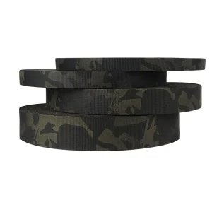 Factory Supply Custom Camouflage Color Nylon Jacquard Webbing Elastic Band