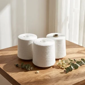Factory Supply Customized 100% Recycled Polyester Poly Poly Corespun(SPP) Yarn 40S/3 for Sewing
