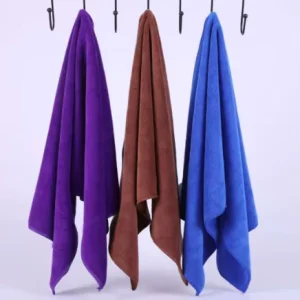Factory Supply Eco-Friendly Organic Anti-static Medium Weight 30X30cm 100%Polyester Microfiber Cleaning Fabric Terry Cloth Towel