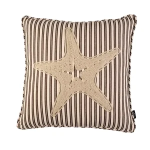 Factory Supply Fashion Star Embroidery Pillows Cushions Decorative Throw Covers Striped Fabric Cushions for Home Decor