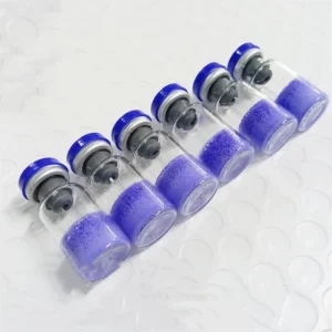 Factory Supply High Purity GHK-Cu Raw Powder Repairs Skin Barrier & Accelerates Skin Recovery
