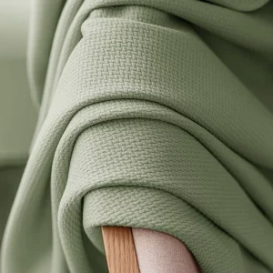 Factory Supply High Quality Two Side UV Protection Blackout Linen Window Curtain Fabric