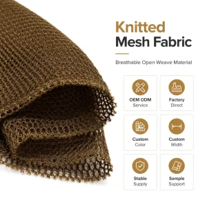 Factory Supply Knitted Mesh Fabric Polyester Breathable Mesh Cloth For Industrial Filter Garment And Sportswear
