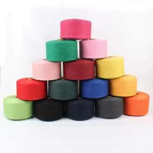 Factory Supply Ne 3.5s 21s 40%Cotton 60%Polyester Colored Blend Spun Yarn High Tenacity OE Technics Recycled Moisture Absorbent