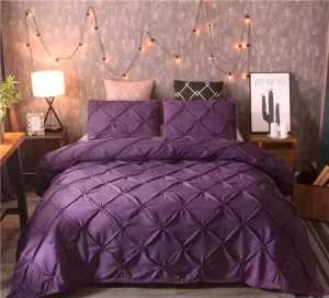 Factory Supply Pintuck Duvet Cover Sets