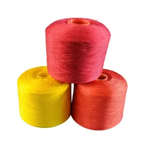 Factory TFO Quality Yarn Dyed 100% Ring Spun 40s3 Polyester Colored Yarn for Sewing Thread Budget Friendly OEKO
