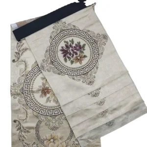 Factory Textile Fabrics Luxury High Quality 100% Polyester Jacquard Fabric for Sofa Fabric Textile