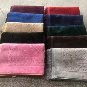 Factory Top Quality Turkish Islamic Prayer Rug Non Skid Washable Lightweight Muslim Prayer Mat