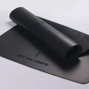 Factory Top Sale Fitness OEM Custom Printed Personalnized Design Heated Anti slip Polyurethane Natural PU Rubber Yoga Mat