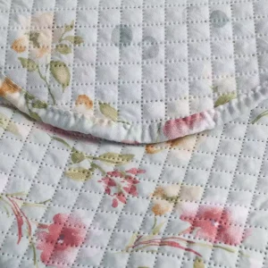 Factory Ultrasonic Quilted Fabric Recycled Cotton Double Side Material for Home Textiles Bedding Garments