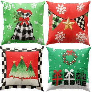 Factory Vintage Striped Customizable Home Throw Pillow Logo Multiple Colors Low MOQ Modern Style 100% Cotton Filling