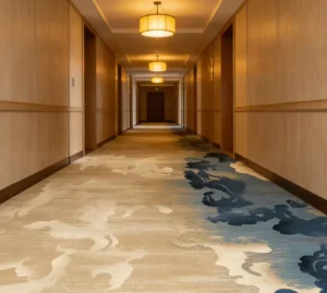 Factory Wall-to-Wall Printed Floral Carpet Tufted Polyester/Nylon Eco-Friendly Pet Friendly Washable Luxury Hotel