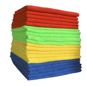 Factory Wholesale16*16inch Microfiber Towel High Quality Good Water Absorption Window Glass Auto Cleaning Cloth for Car