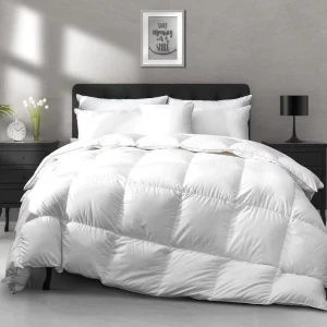 Factory Winter Modern Feather Filled Duvet Soft Thick Lightweight Comfortable Fluffy Warm Polyester Fiber Blanket for