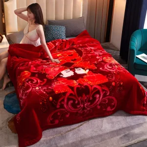 Factory Winter Thickened Raschel Blankets Winter Bed Covers Throws & Blankets