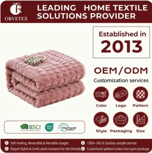 Factory ultra Soft Polyester Modern European and American Style Fiber Flannel Blanket for All Season