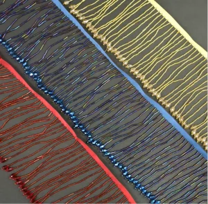 Fancy Decorative Bead Fringe Trim Fashion Accessories Crystal Fringe Handmade Embroidery for Dress