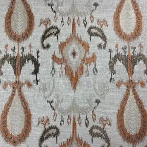Fancy High Density 410gsm European Style Jacquard Woven Linen Look Upholstery Fabric for Sofa Furniture and Curtains