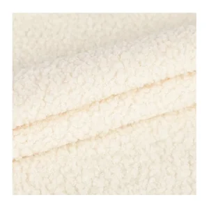 Fancy Knit Eco Friendly Lightweight Breathable Velour Fabric 100% Polyester Weft Knitted OEKO TEX Certified Girls Winter Garment