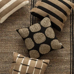 Farmhouse Throw Pillow Case Cover Knitted Chunky Linen Throw Pillow Cover