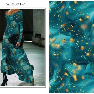 Fashion Design 100% Rayon Viscose Digital Print Fabric Pipa Dance for Ladies