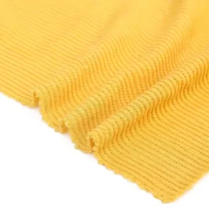 Fashion Designer Colorful Poly Rayon Loose Knitting Fabric Women Sweater Fabric