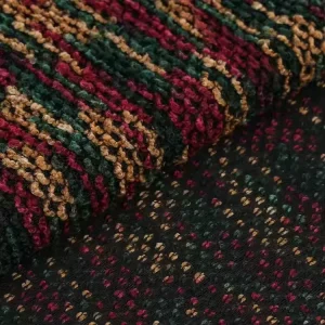 Fashion Fancy Design 100% Polyester Space Dyed Colors Knit Fabric for Garment Clothes