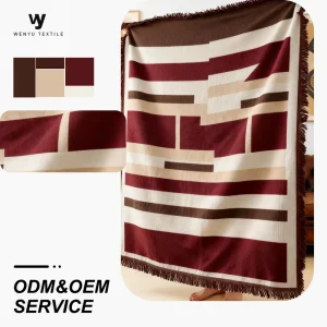 Fashion Home Woven Tapestry Poly Cotton Jacquard Pattern Wall Hanging