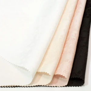 Fashion Jacquard Woven 25% Rose Fiber 75% Lyocell Fabric Natural Rose Lyocell Filament Blend Fabric for Dress Shirt Wedding