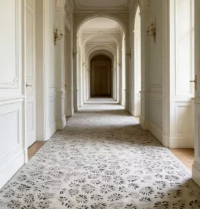 Fashion Luxury Printed Nylon Hotel Carpet Anti static Digital Printing Stair Corridor Carpet Banquet Hall Carpet