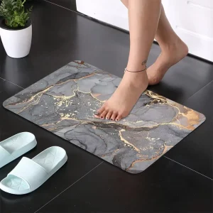 Fashion Multipurpose Non Slip Soft Water Absorbent Bath Mat for Tub Rubber Bathroom Mat Custom Bath Rug Mats Carpets
