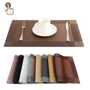 Fashion Place Mat PVC Placemats for Dining Table Mat Table Decoration Accessories